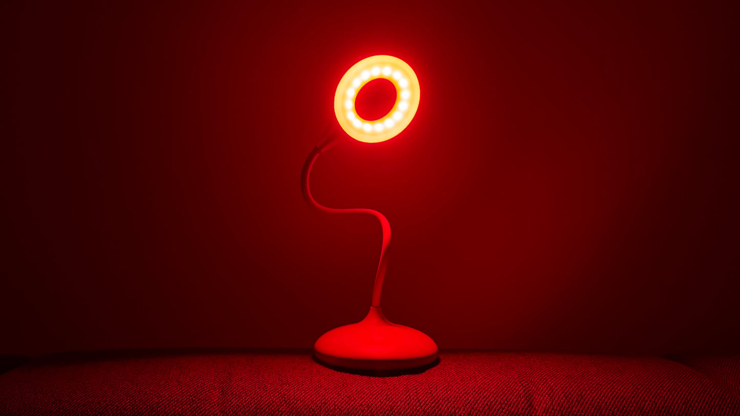 Lámpara 630nm Luz Roja Nocturna